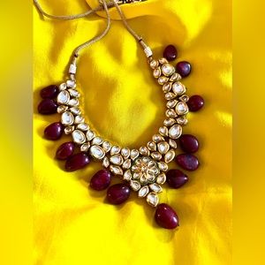 NEW!The Queens Limited Edition Heritage Polki Neckpiece ByAward Winning Artisans